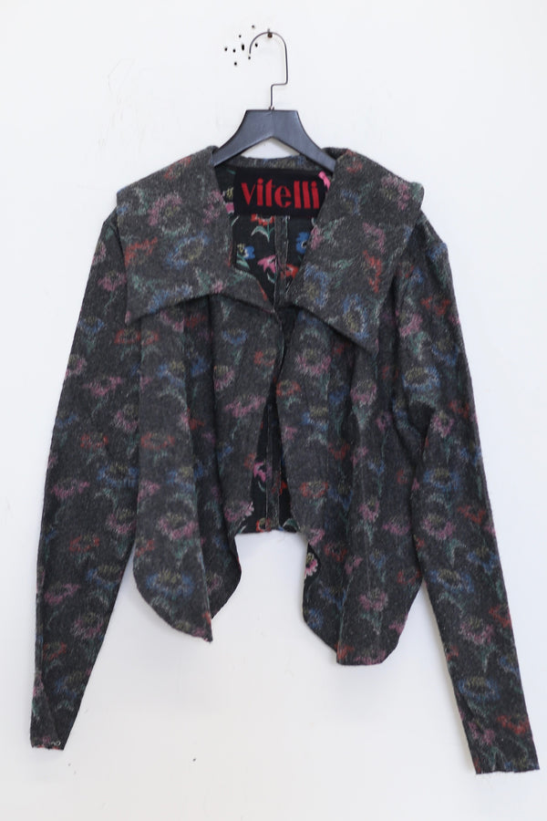 Vitelli needlepoint denim track jacket FW23_VIT0091_D5